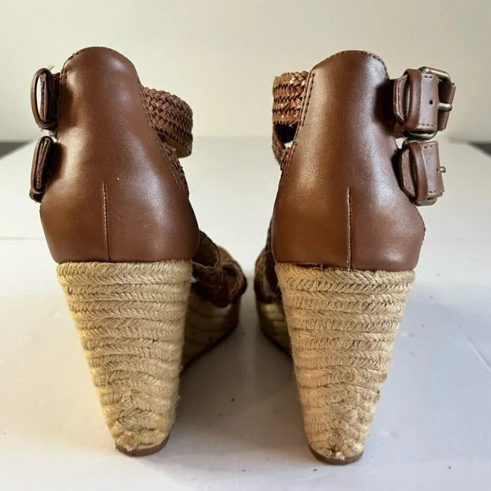 DV by Dolce Vita Women’s Braided Wedge Espadrille Sandals | Size 9.5